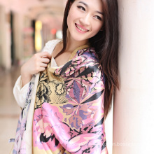 Digital Printed Silk Shawl (12-BR110303-10)